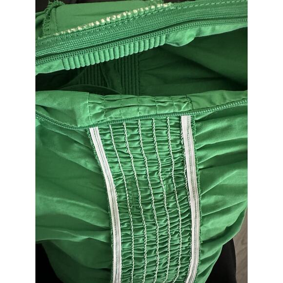 Strut&bolt PURE ENCHANTMENT GREEN 100% COTTON MIDI DRESS - Picture 14 of 14